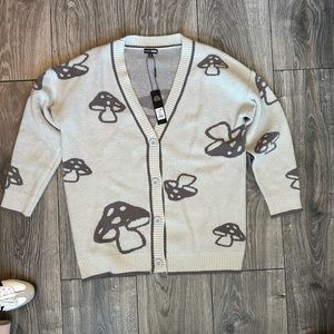 Fashion Nova Mushroom Cardigan